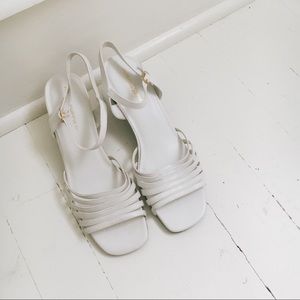 Vintage Block Heel Strappy Sandal